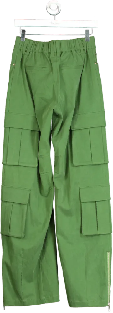 Alice   Olivia Green Cargo Trousers UK M