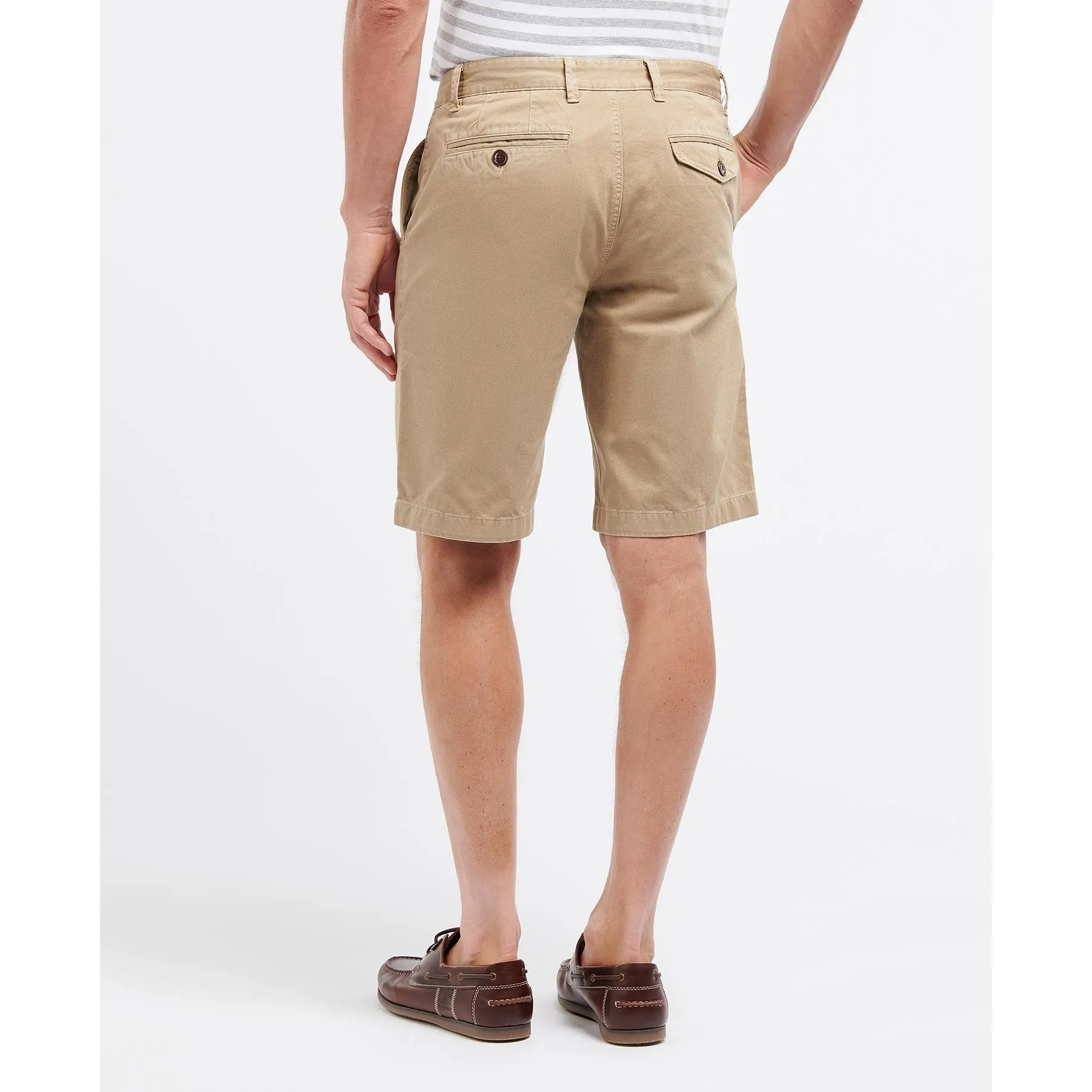 Barbour Neuston Twill Mens Shorts - Stone