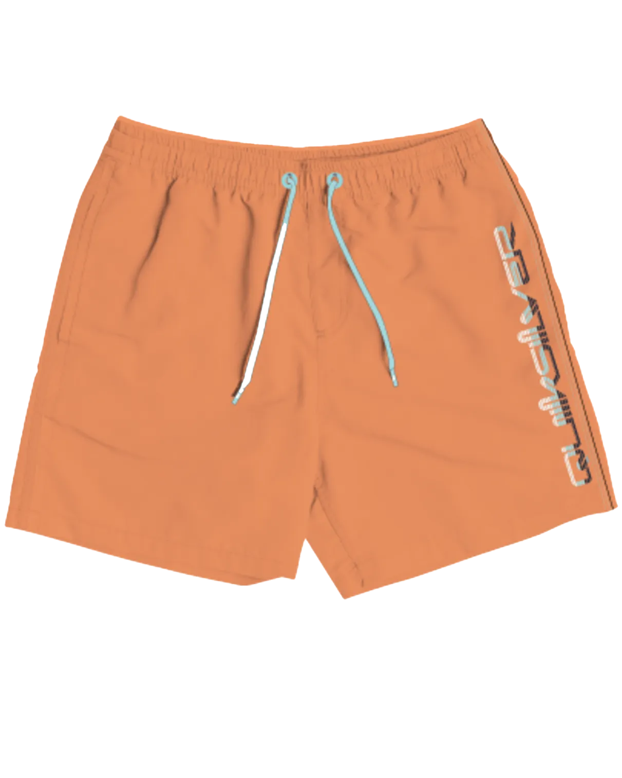 Behind Waves Volley Shorts in Tangerine