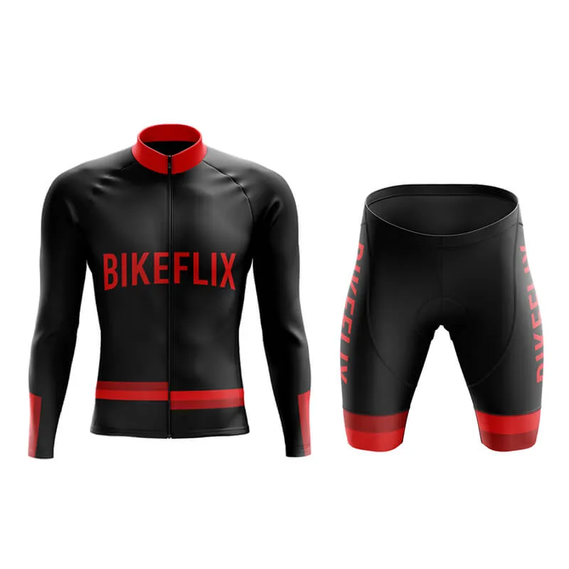 Bikeflix Aero Cycling Kit (V1) (Black)