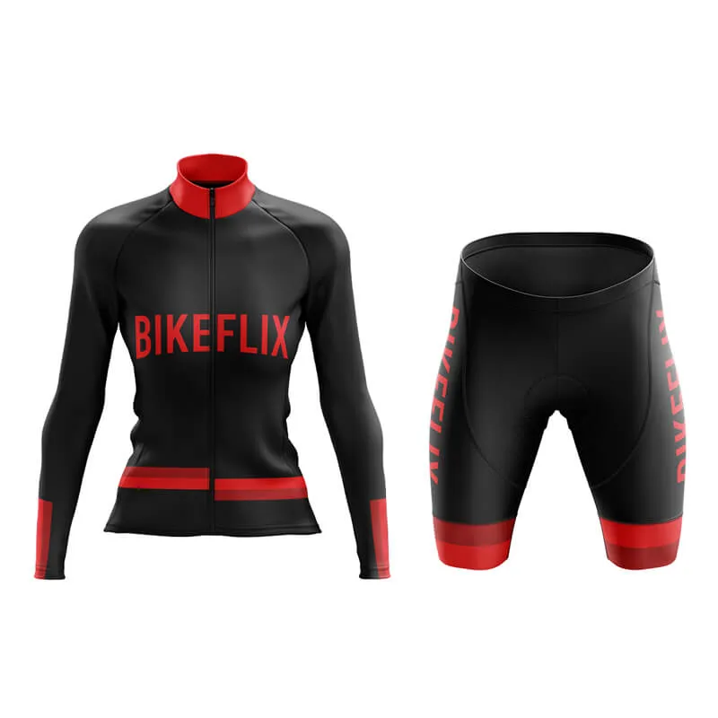 Bikeflix Aero Cycling Kit (V1) (Black)