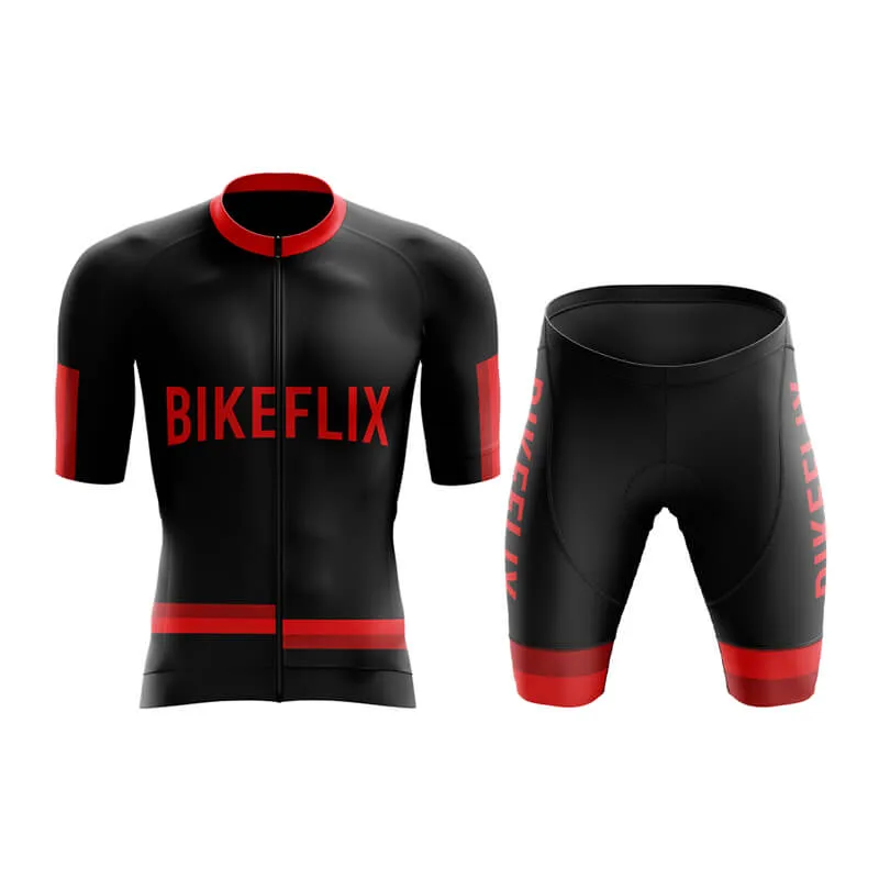 Bikeflix Aero Cycling Kit (V1) (Black)