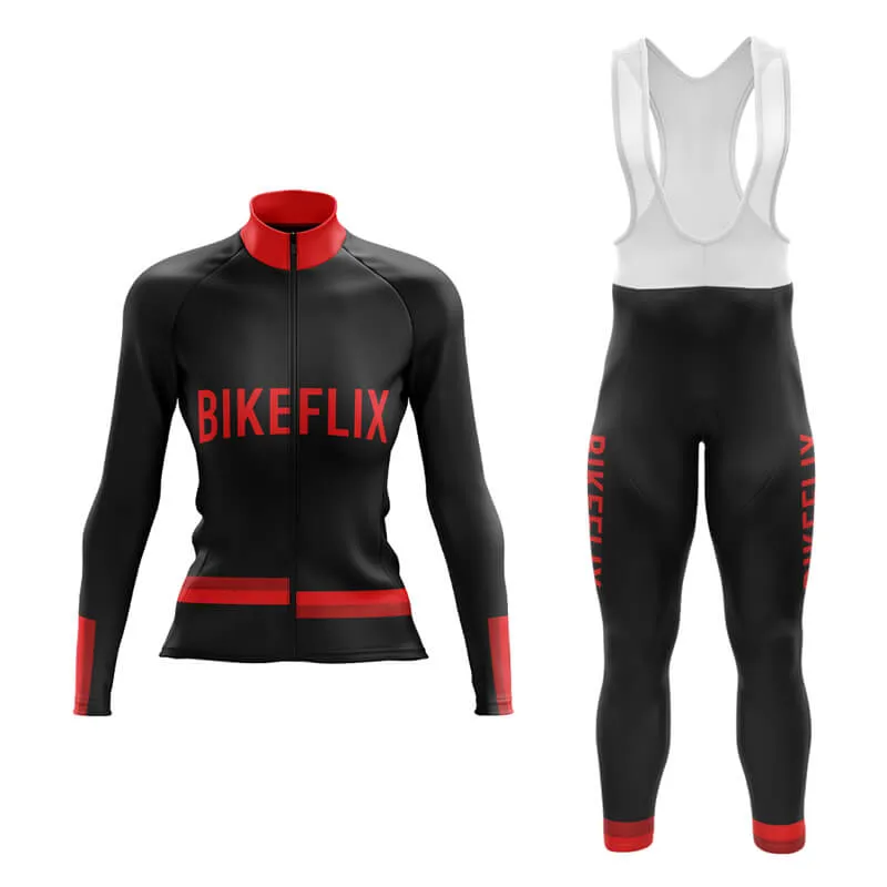 Bikeflix Aero Cycling Kit (V1) (Black)