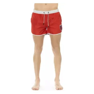 Bikkembergs Red Polyester Men Swimwear