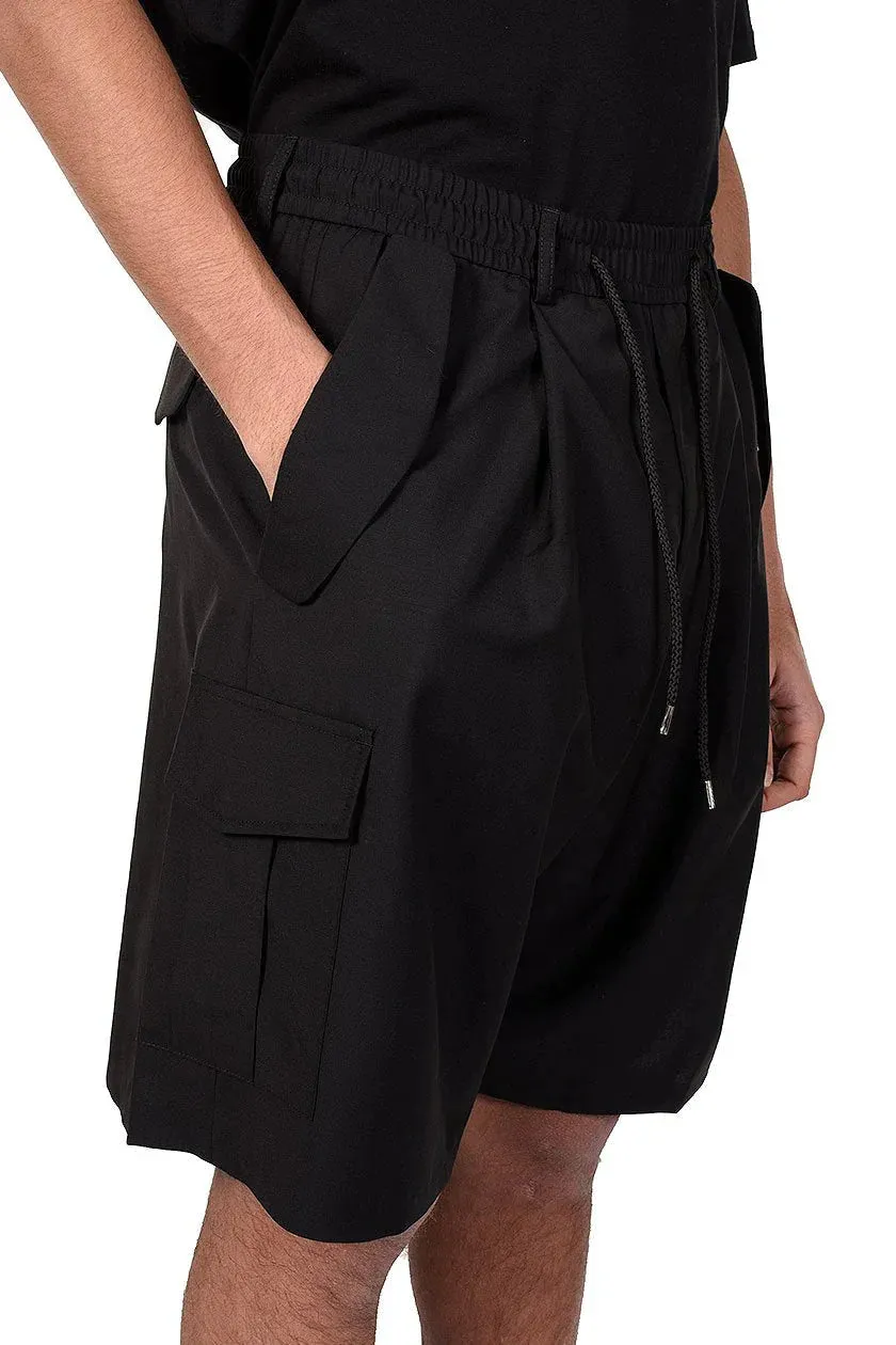 Black Cargo Shorts