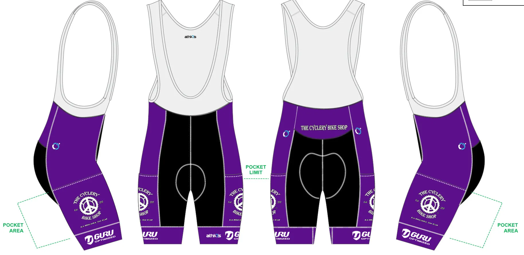 Breakaway Domestique Gravel Bib-Short Men's - The Cyclery Bike Shop