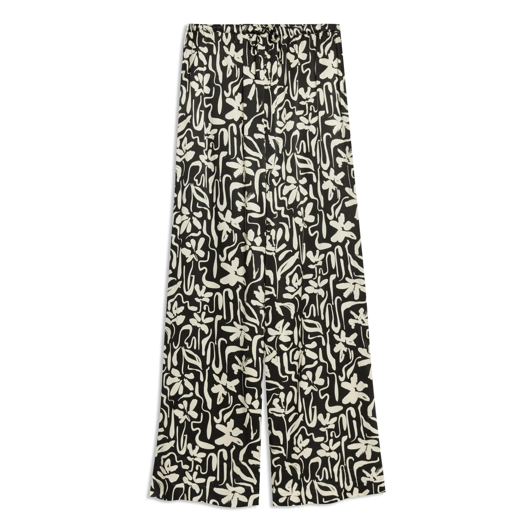 Brushstroke Satin Trouser