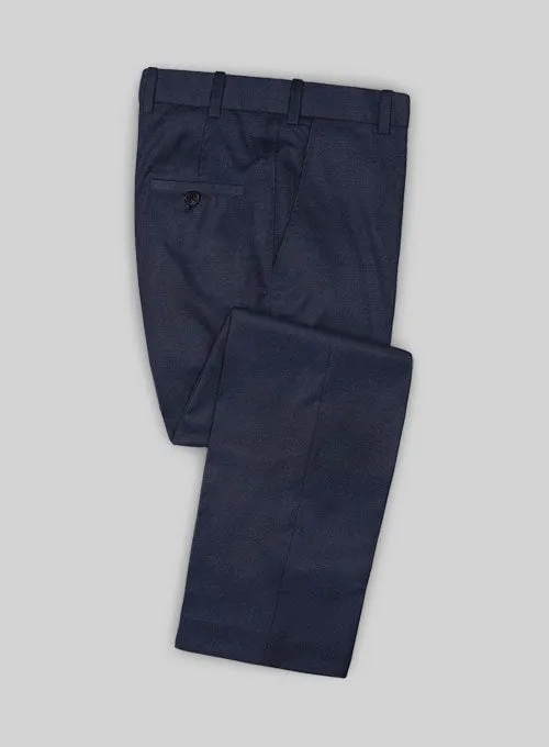 Caccioppoli Sun Dream Steel Blue Wool Silk Pants