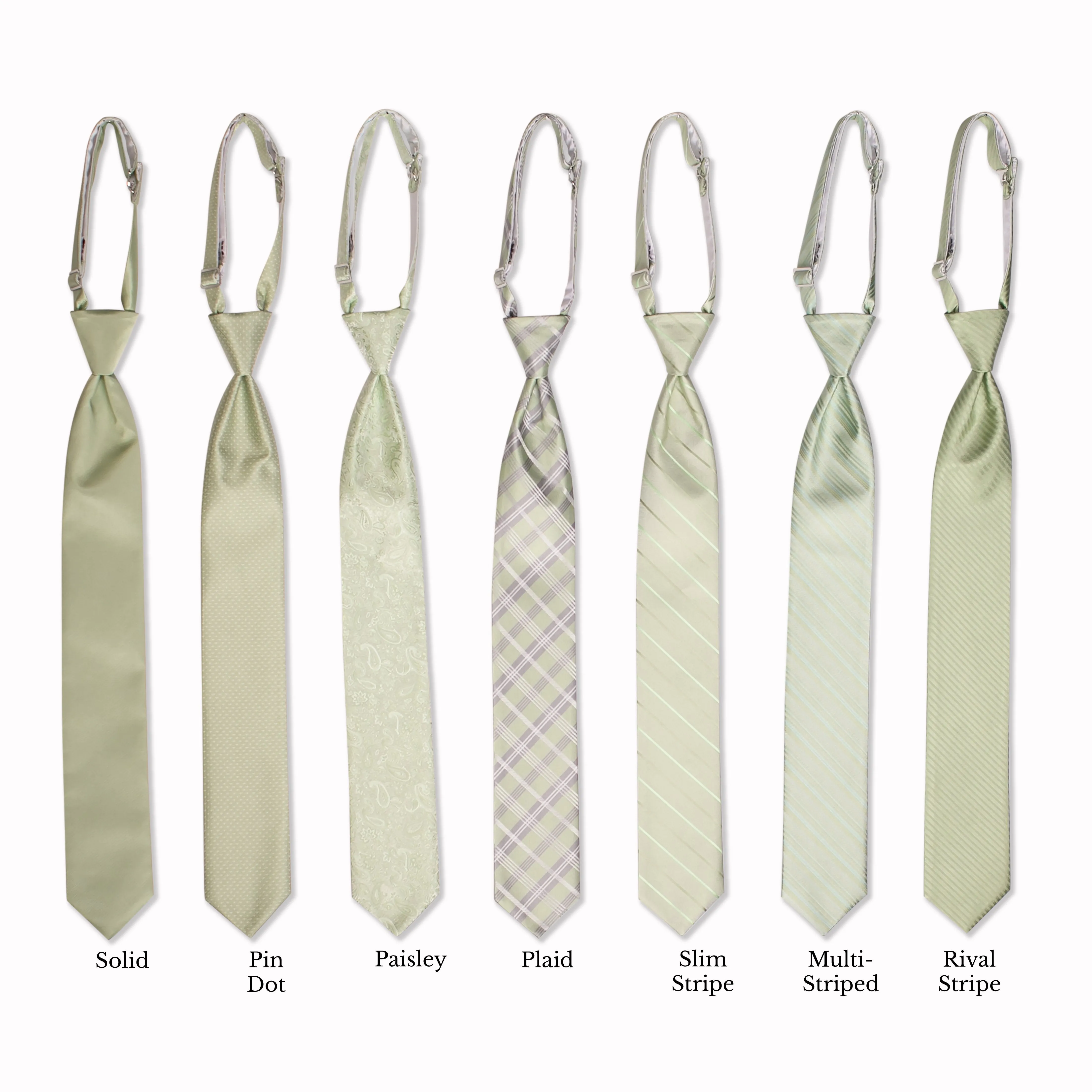 Classic Long Tie - Sage