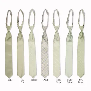 Classic Long Tie - Sage