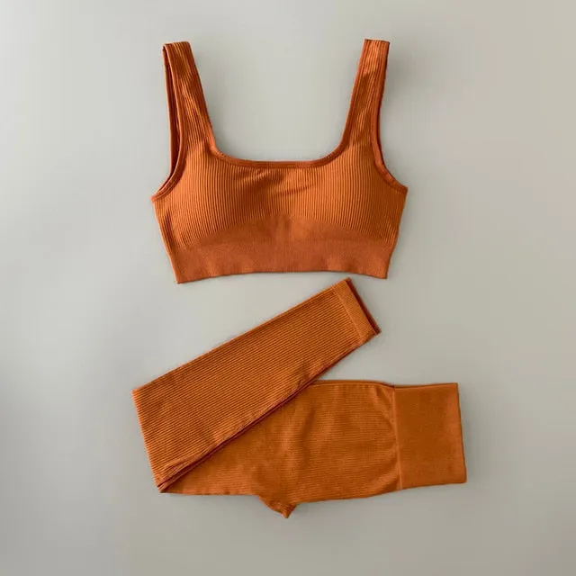 Classic Women's Yoga Two-Piece Clothing Set