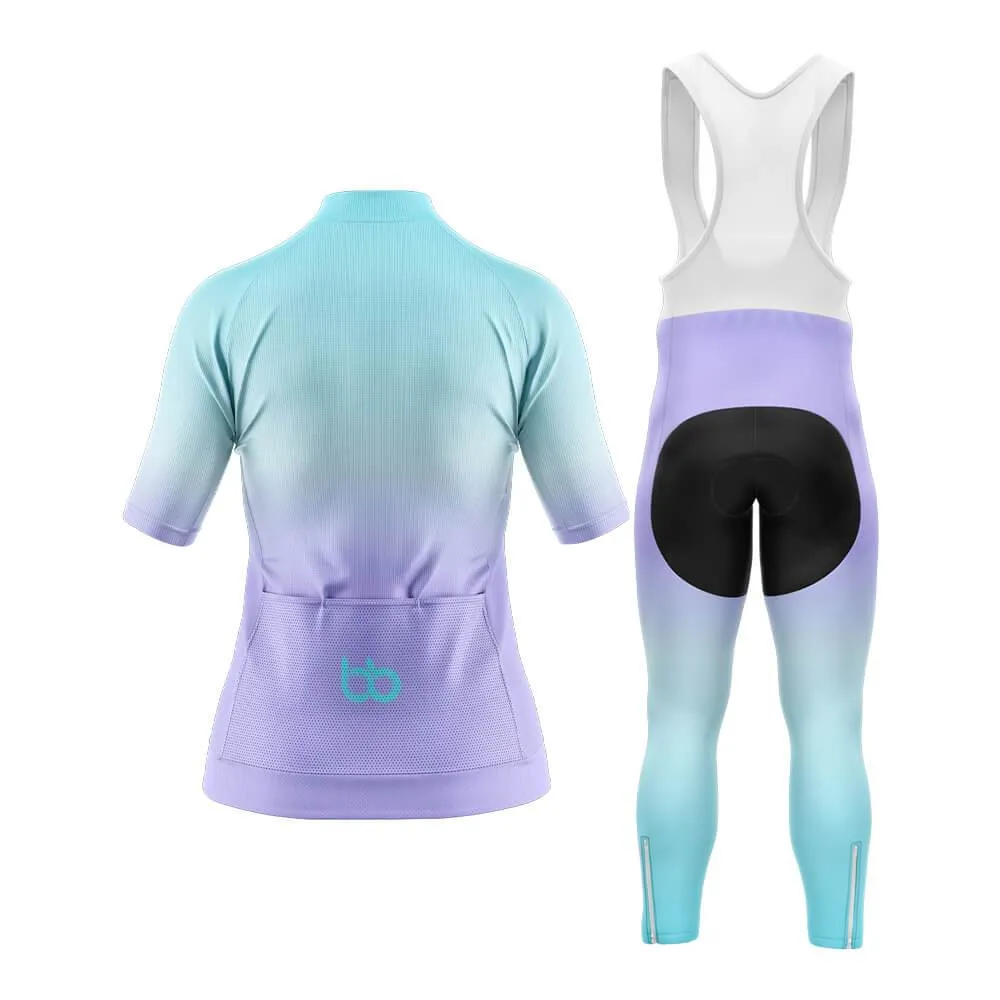 Cyan-Violet Gradient Aero Cycling Kit