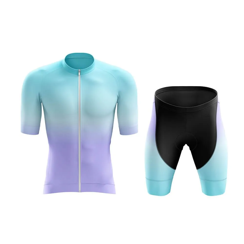 Cyan-Violet Gradient Aero Cycling Kit