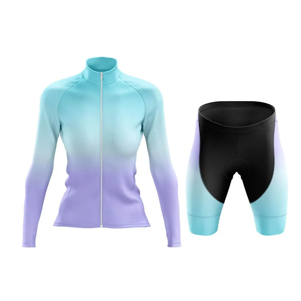 Cyan-Violet Gradient Aero Cycling Kit