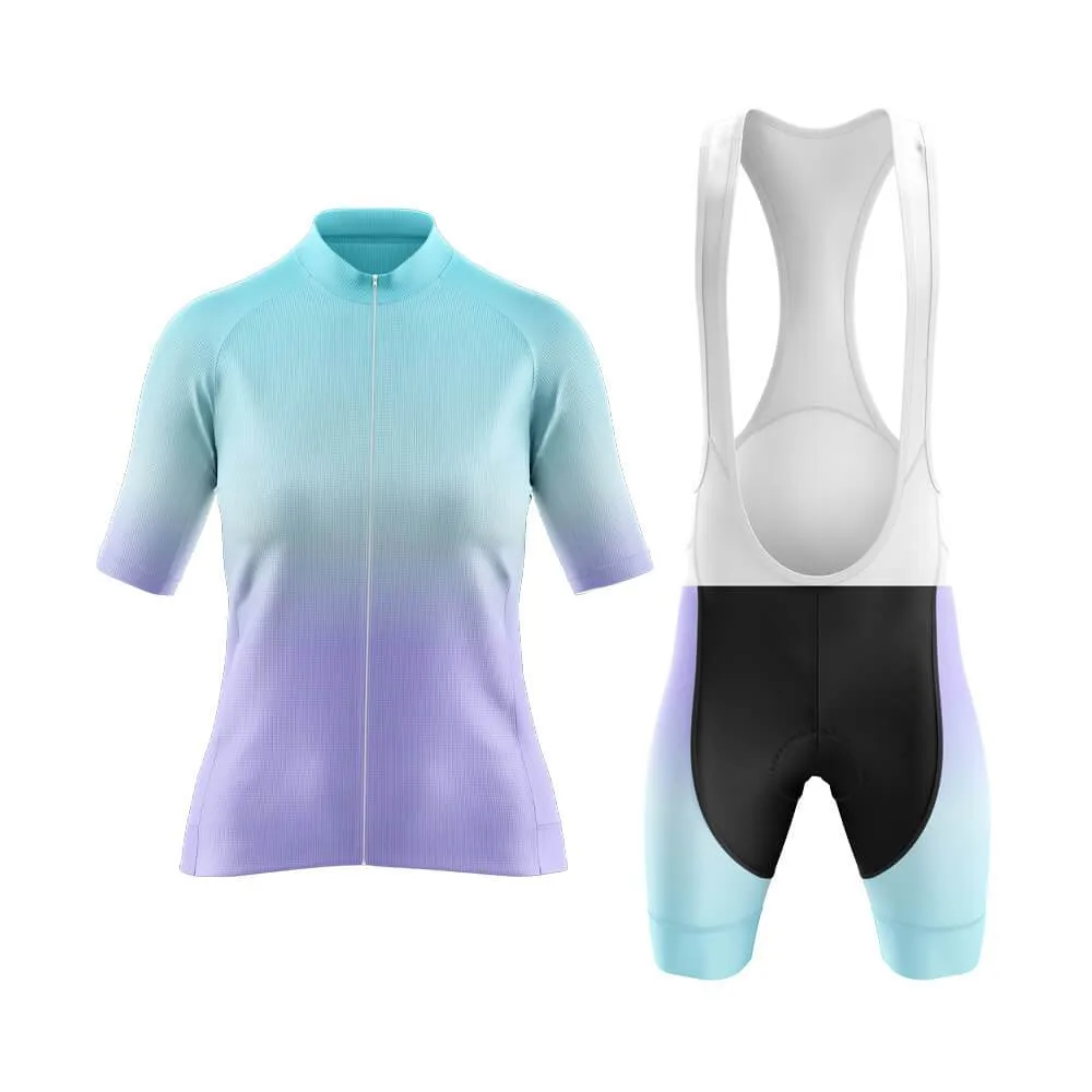 Cyan-Violet Gradient Aero Cycling Kit