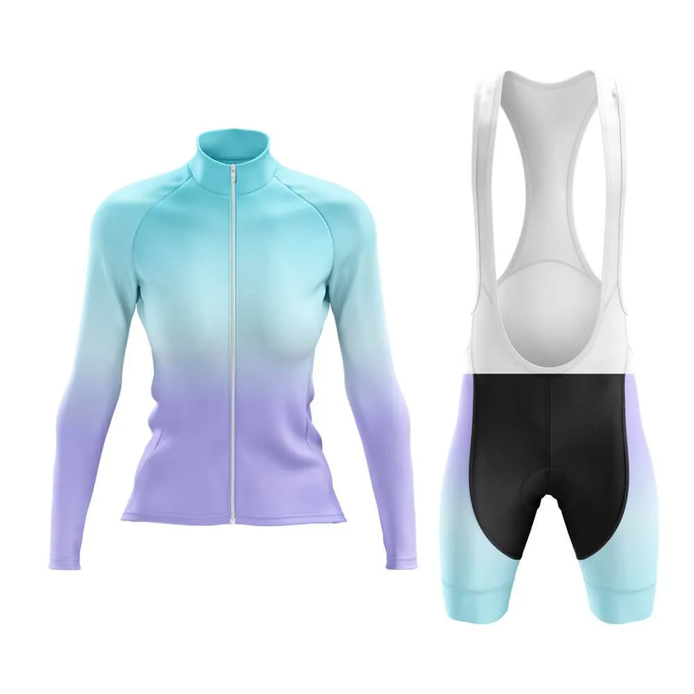 Cyan-Violet Gradient Aero Cycling Kit