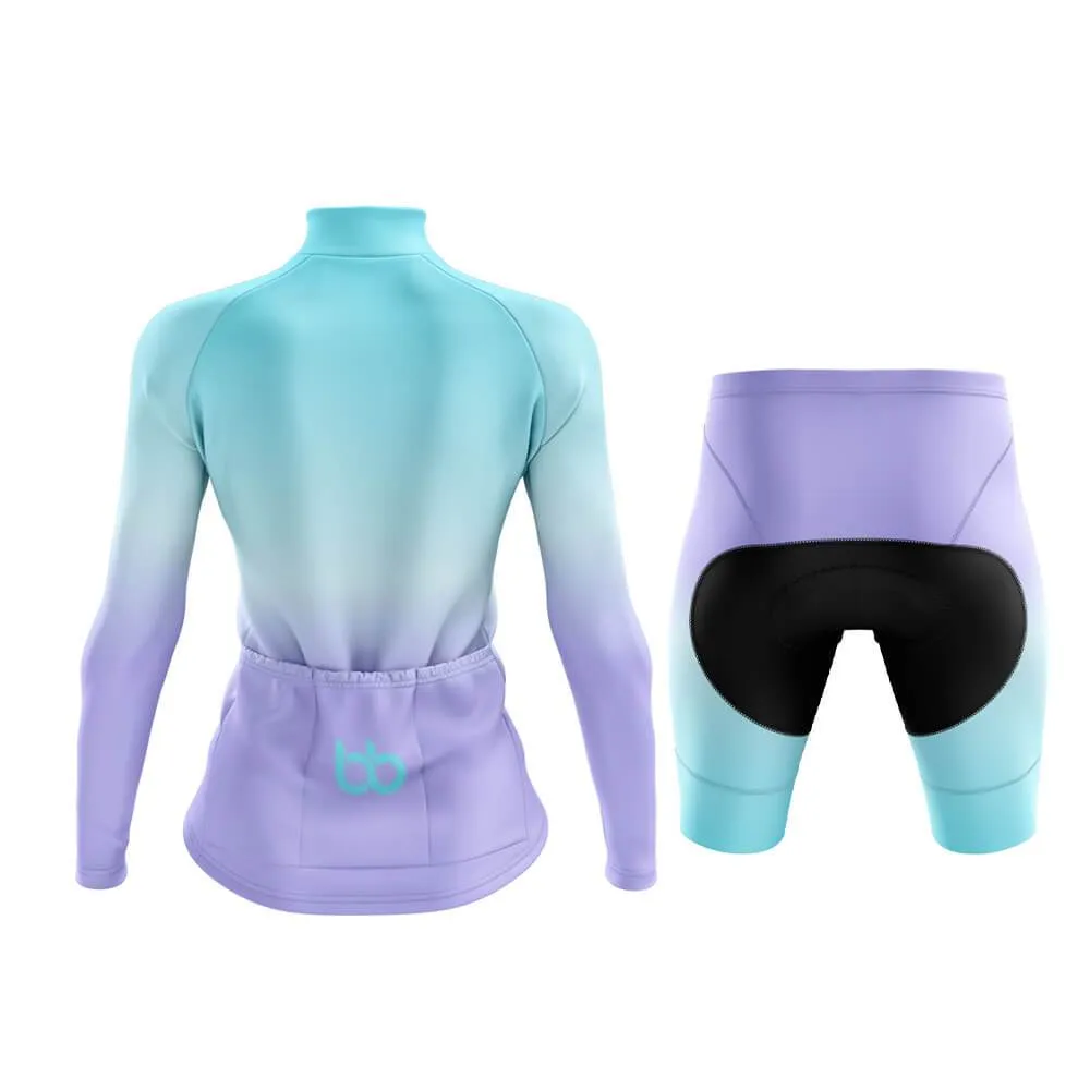 Cyan-Violet Gradient Aero Cycling Kit