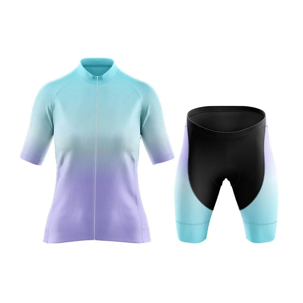 Cyan-Violet Gradient Aero Cycling Kit