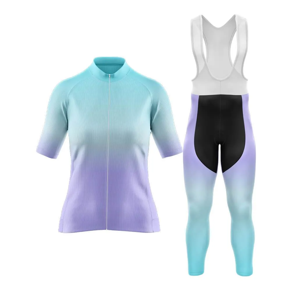 Cyan-Violet Gradient Aero Cycling Kit