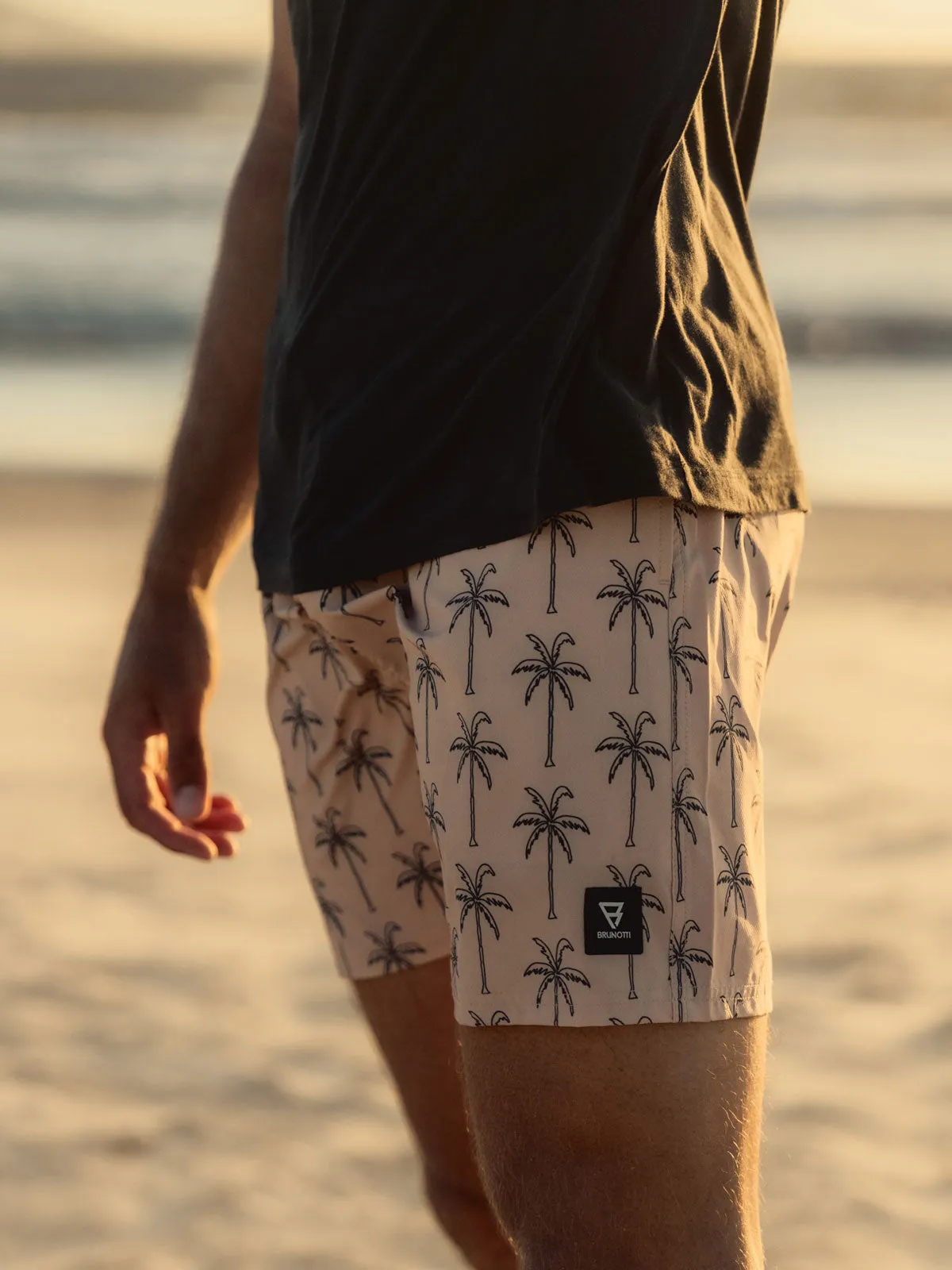 Darmin Men Swim Shorts | Beige