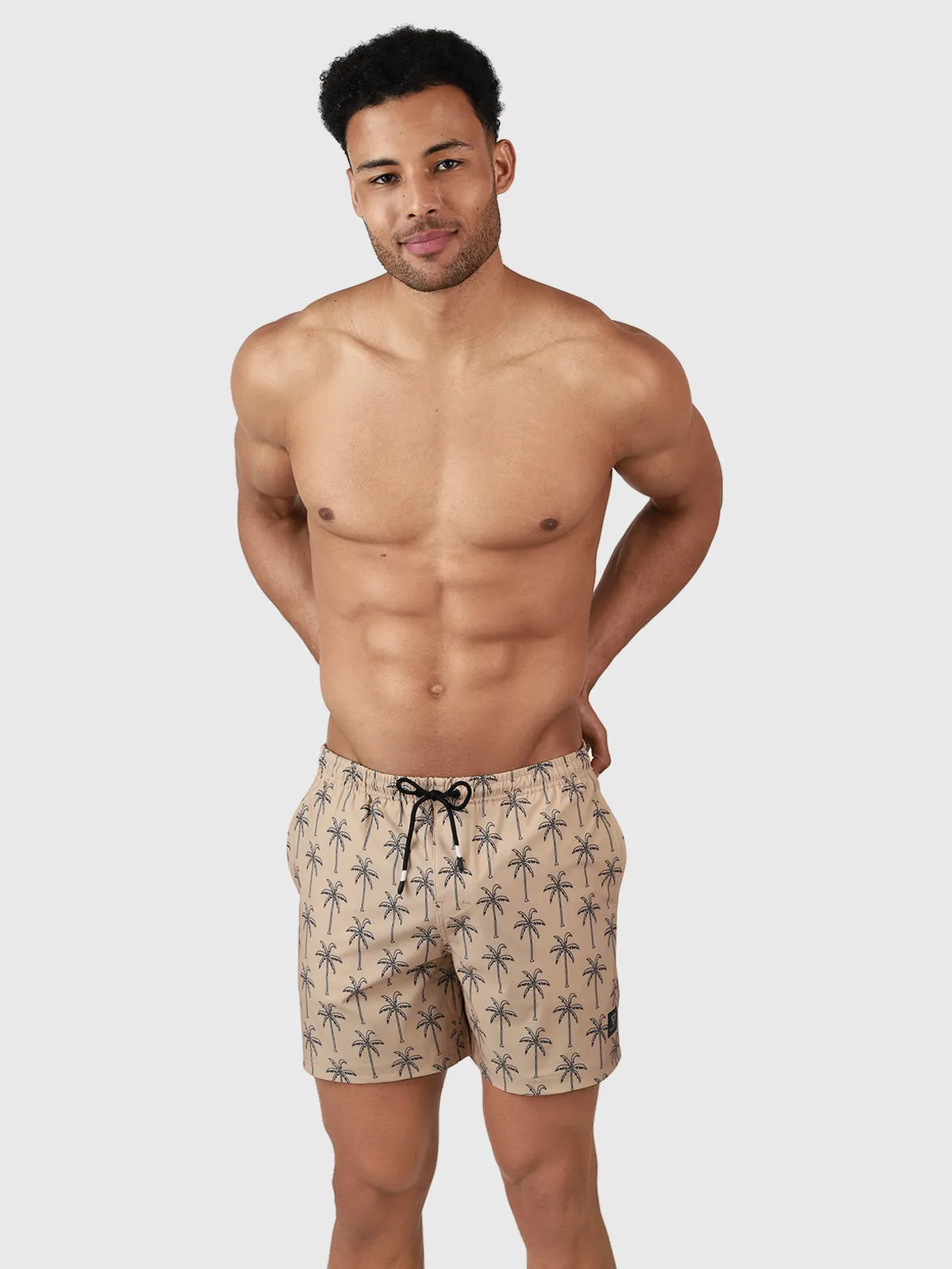 Darmin Men Swim Shorts | Beige