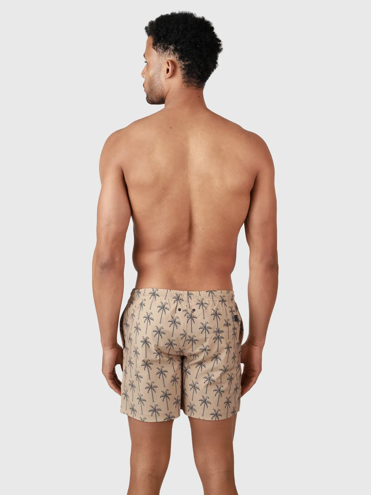 Darmin Men Swim Shorts | Beige