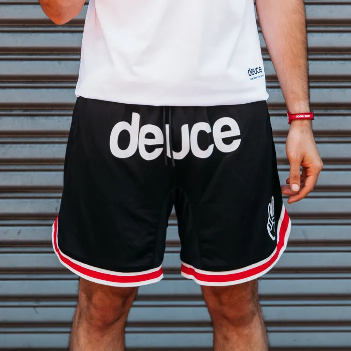 Deuce Vibe Shorts | Black/Red/White