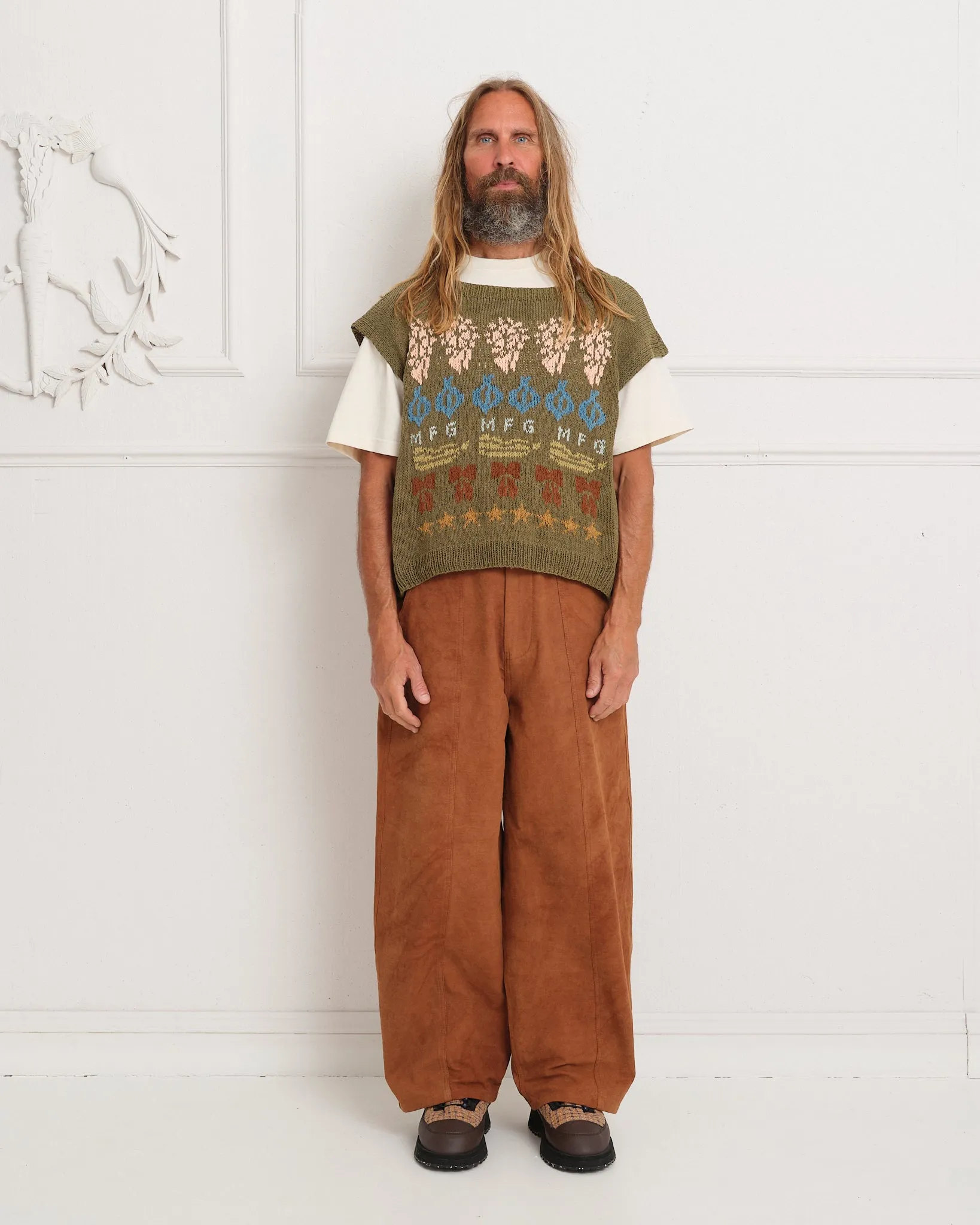 Document Pants - Bark Brown Slub