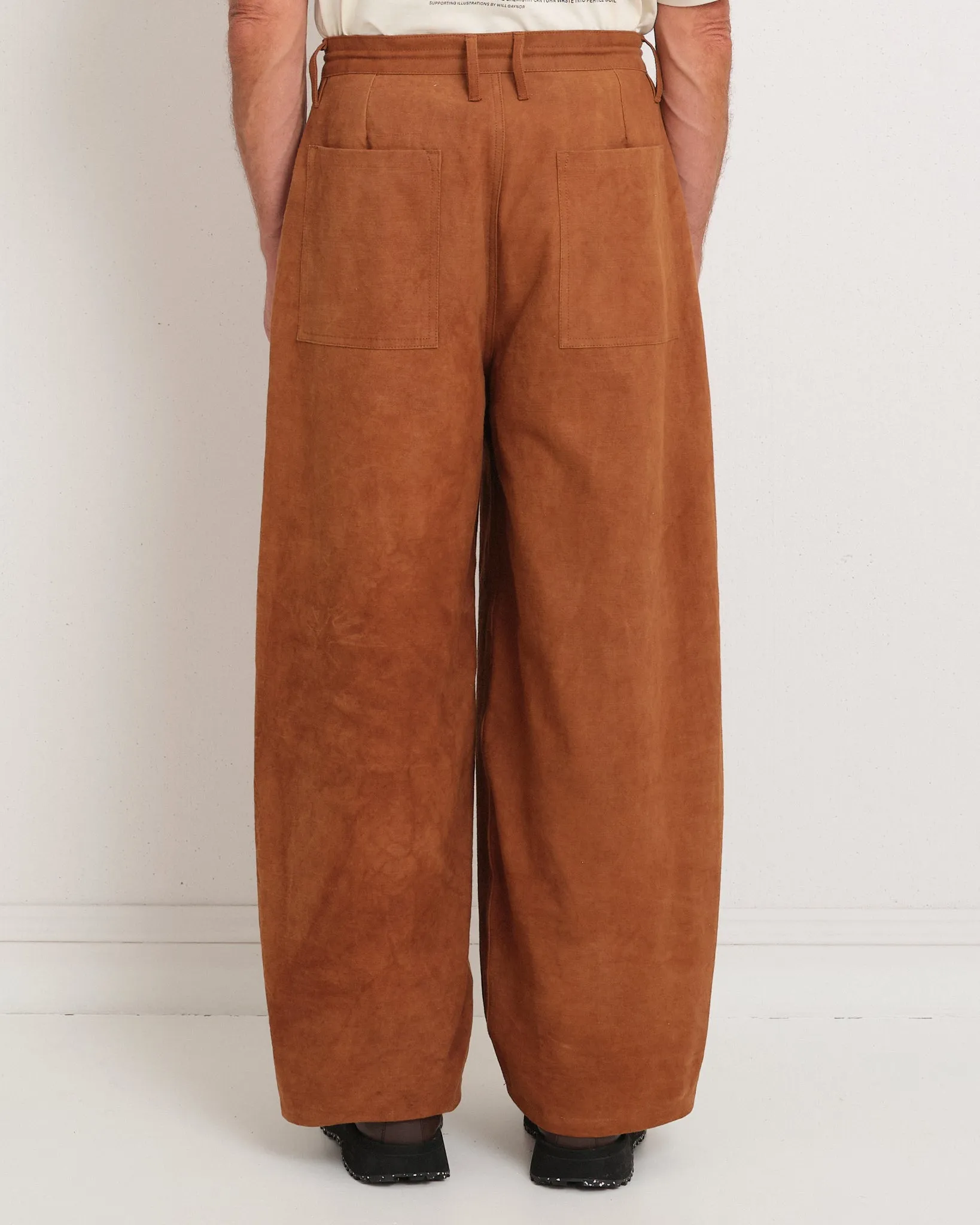 Document Pants - Bark Brown Slub