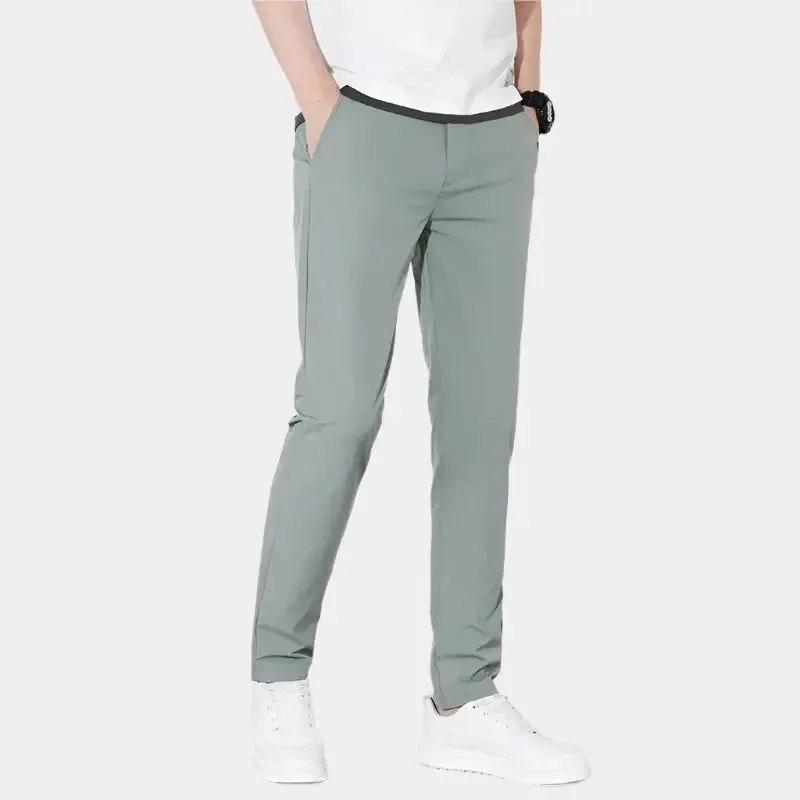 Essencial Stretch Trousers - New Elastic Waist - Cross & Crown