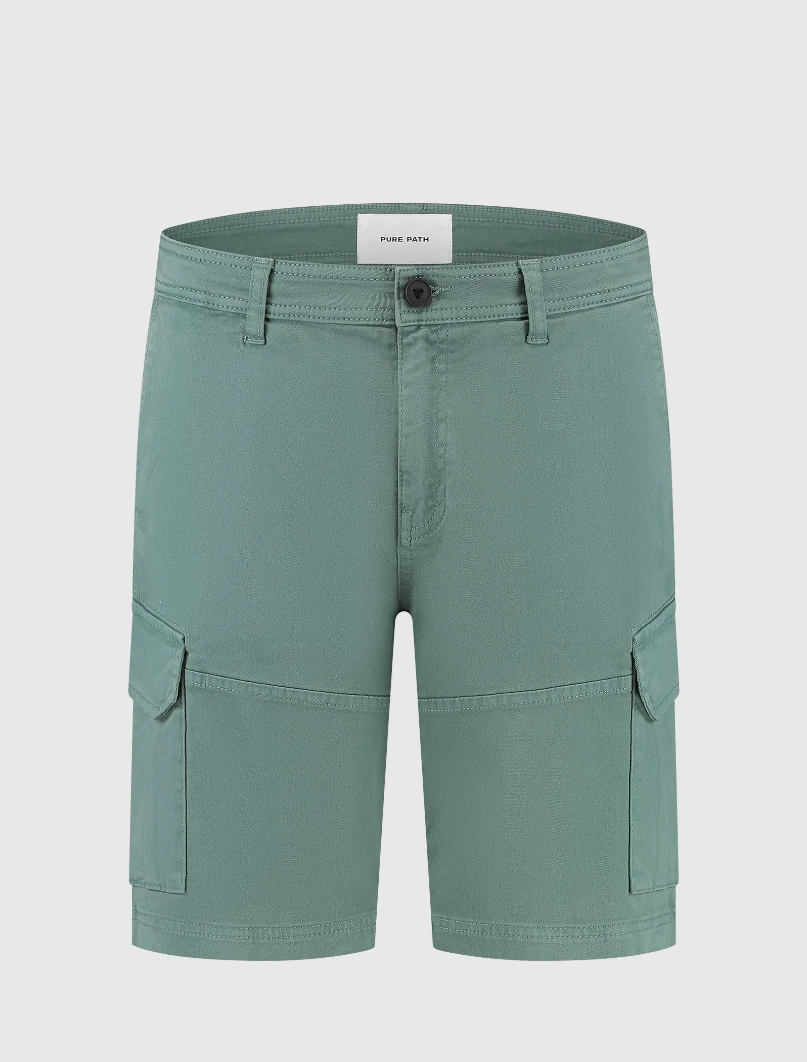 Garment Dye Cargo Shorts | Faded Green