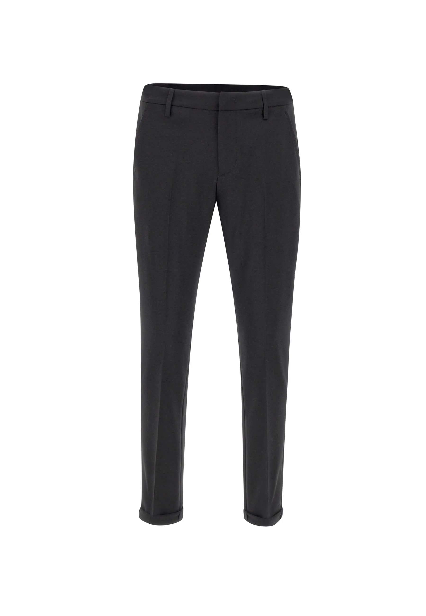 Gaubert Men's Black Wool Trousers