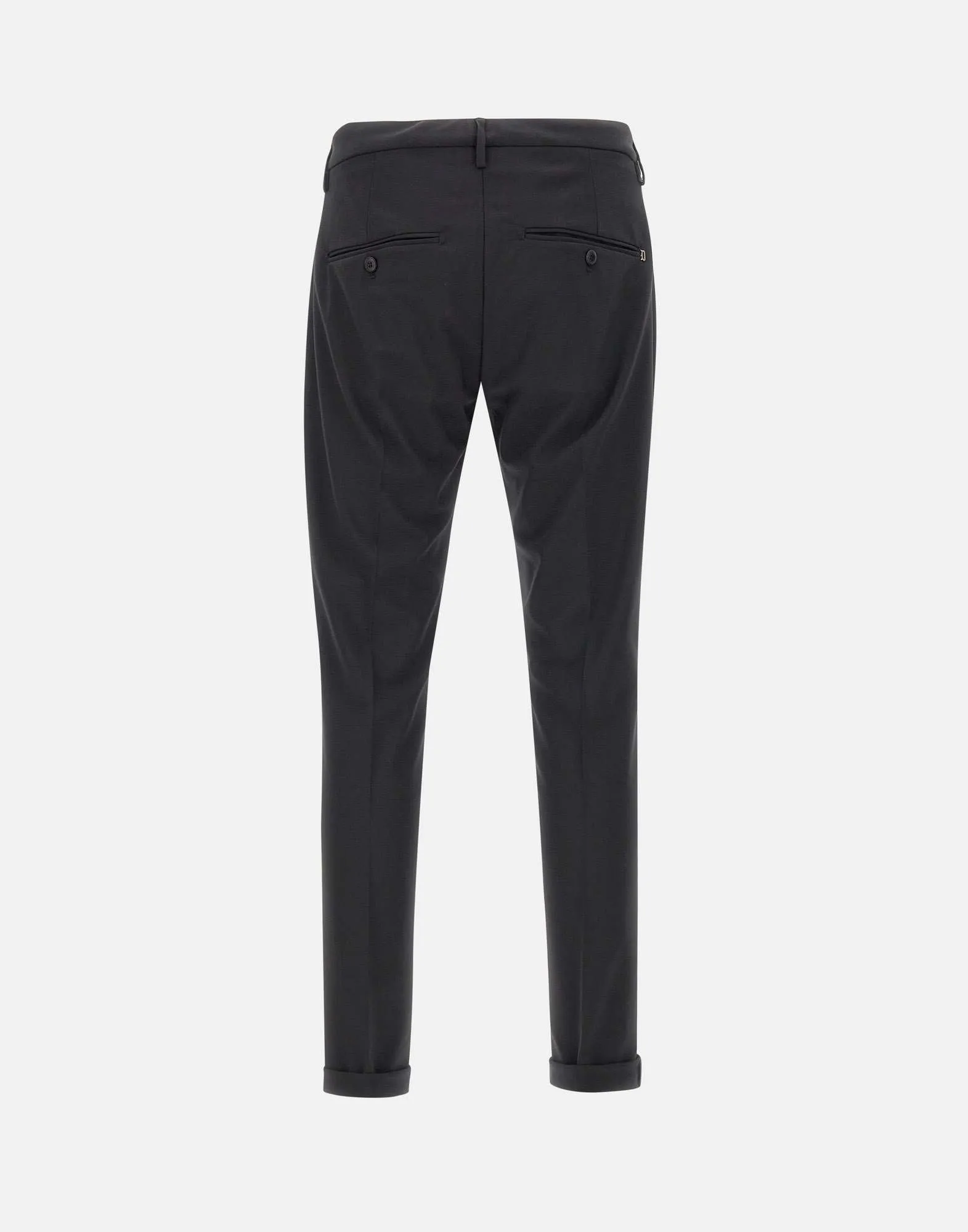 Gaubert Men's Black Wool Trousers