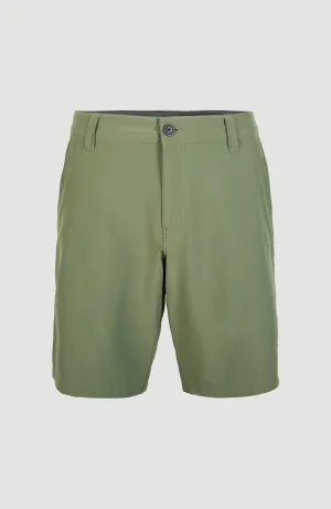 Hybrid Chino Shorts | Deep Lichen Green