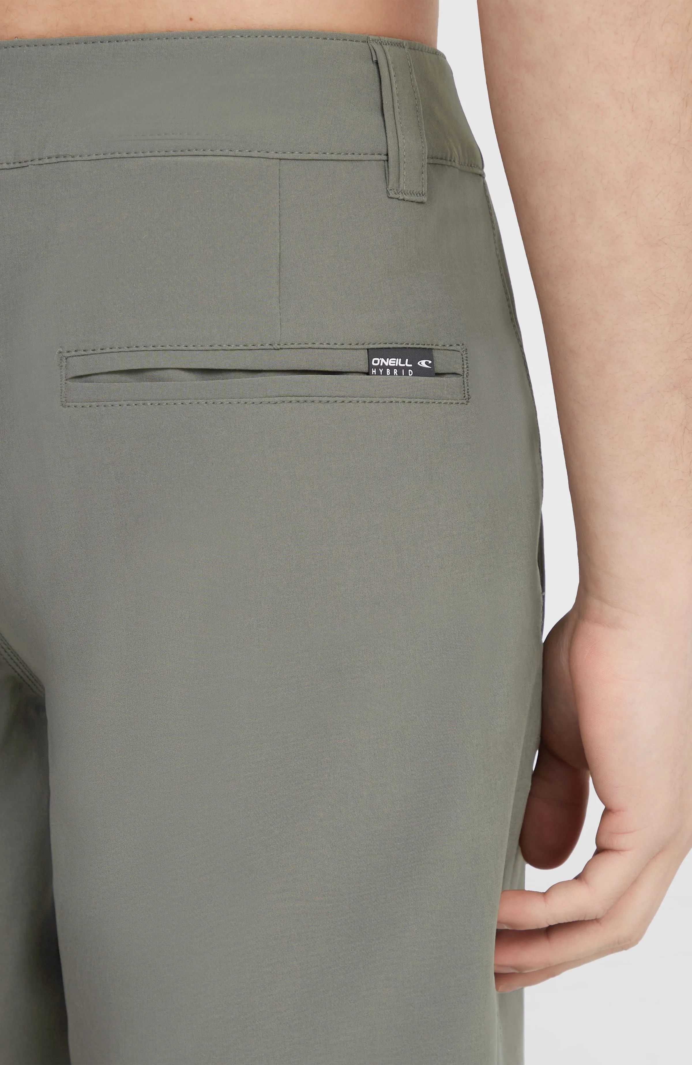 Hybrid Chino Shorts | Military Green