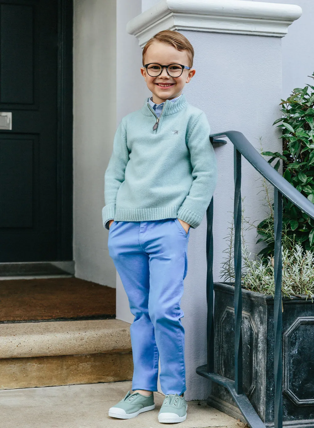 Jacob Trousers in Sky Blue