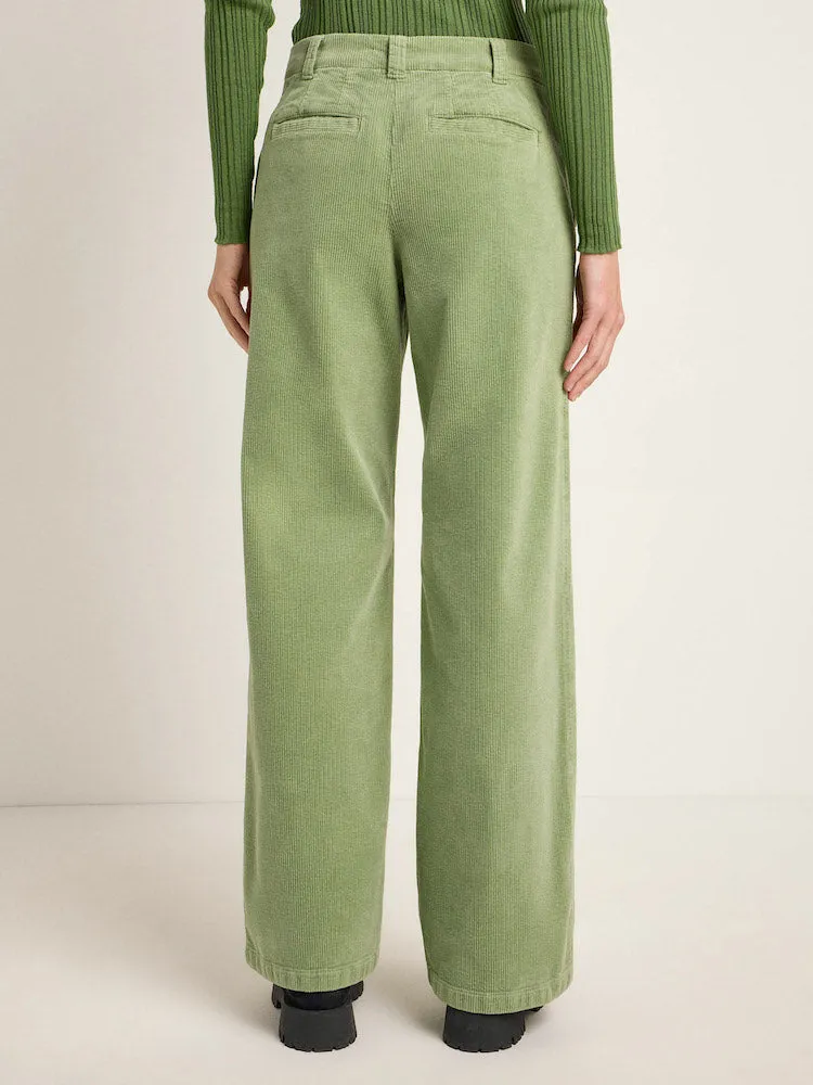 LANIUS 13979 Marlene corduroy trousers 678 sage women