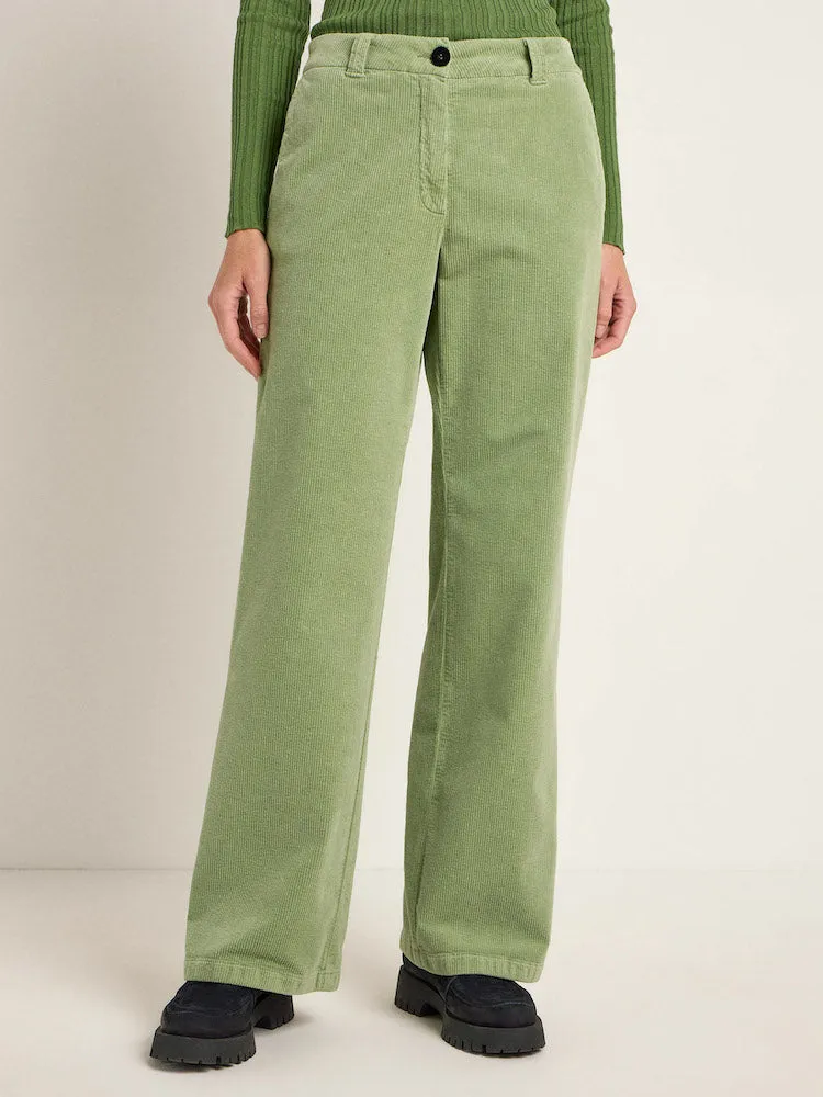 LANIUS 13979 Marlene corduroy trousers 678 sage women