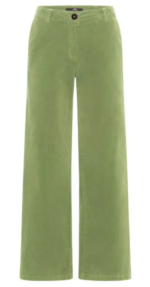 LANIUS 13979 Marlene corduroy trousers 678 sage women