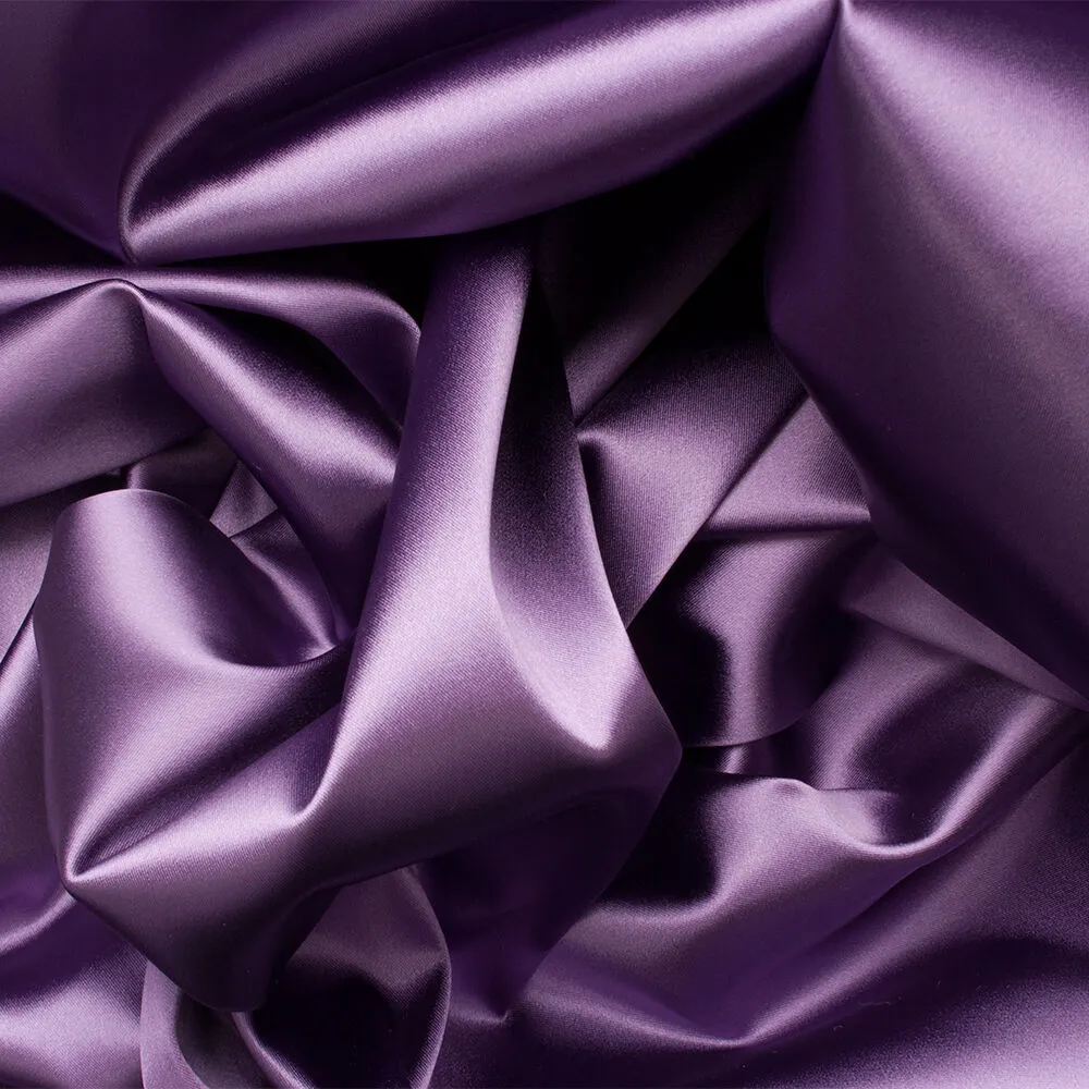 Lavender Stretch Satin