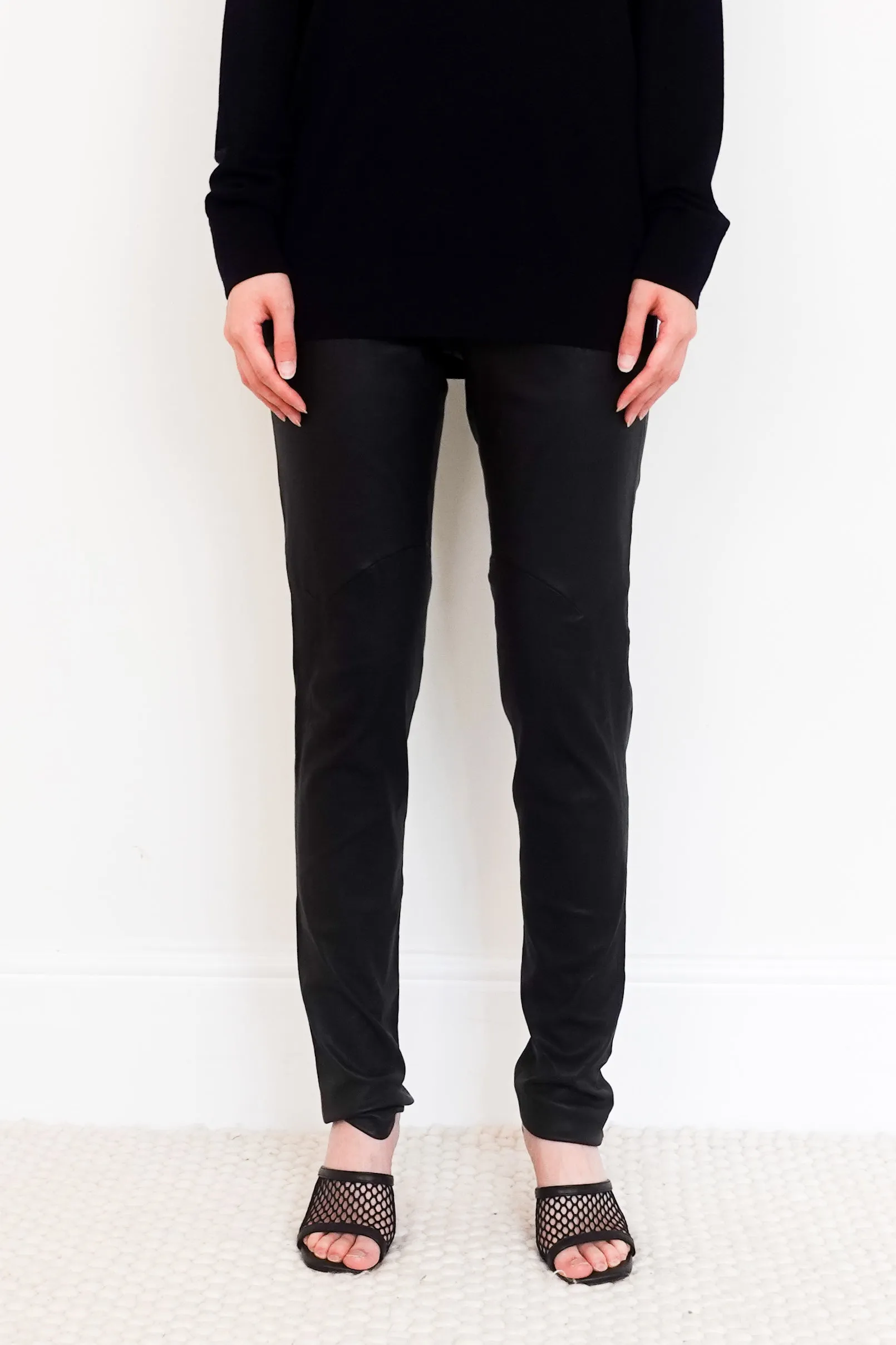 Leather leggings RRP £225