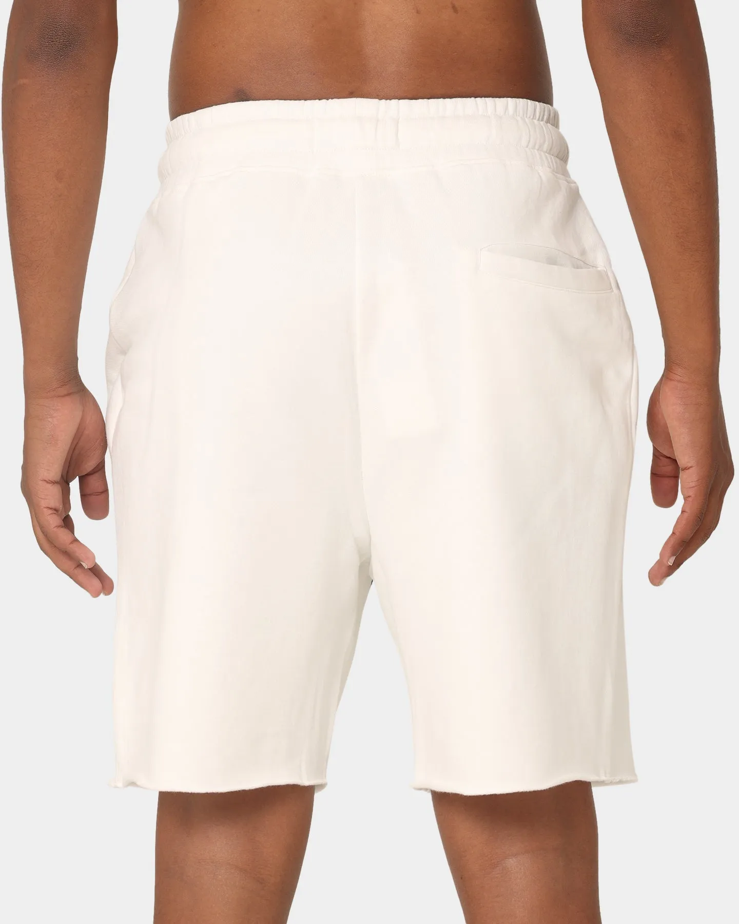 Loiter Paradise Fleece Shorts White