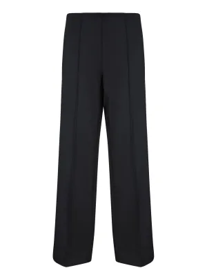 Loose fit black track trousers