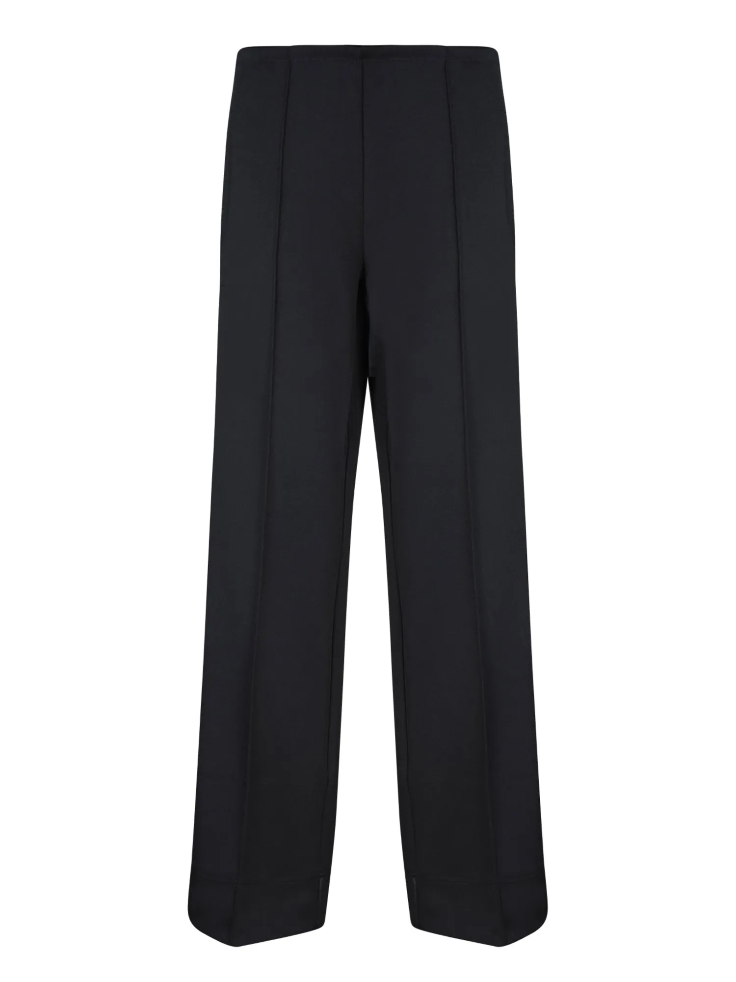 Loose fit black track trousers