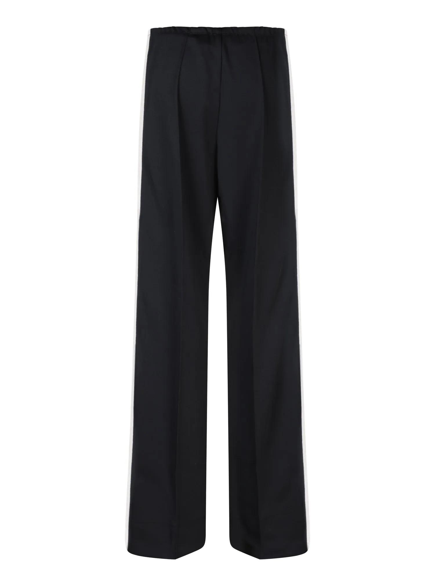 Loose fit black track trousers