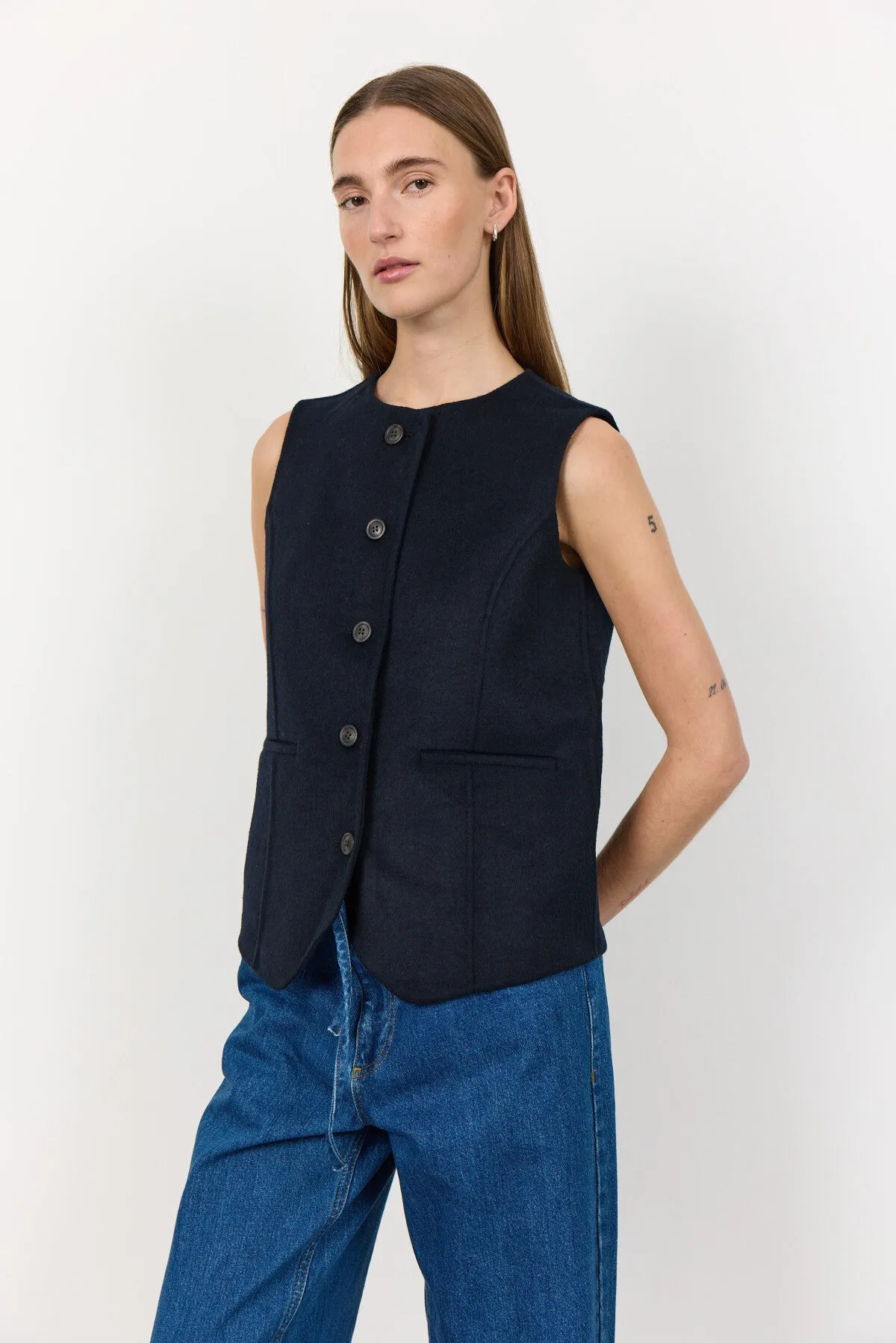 LR-OWA 27 Waistcoat Navy