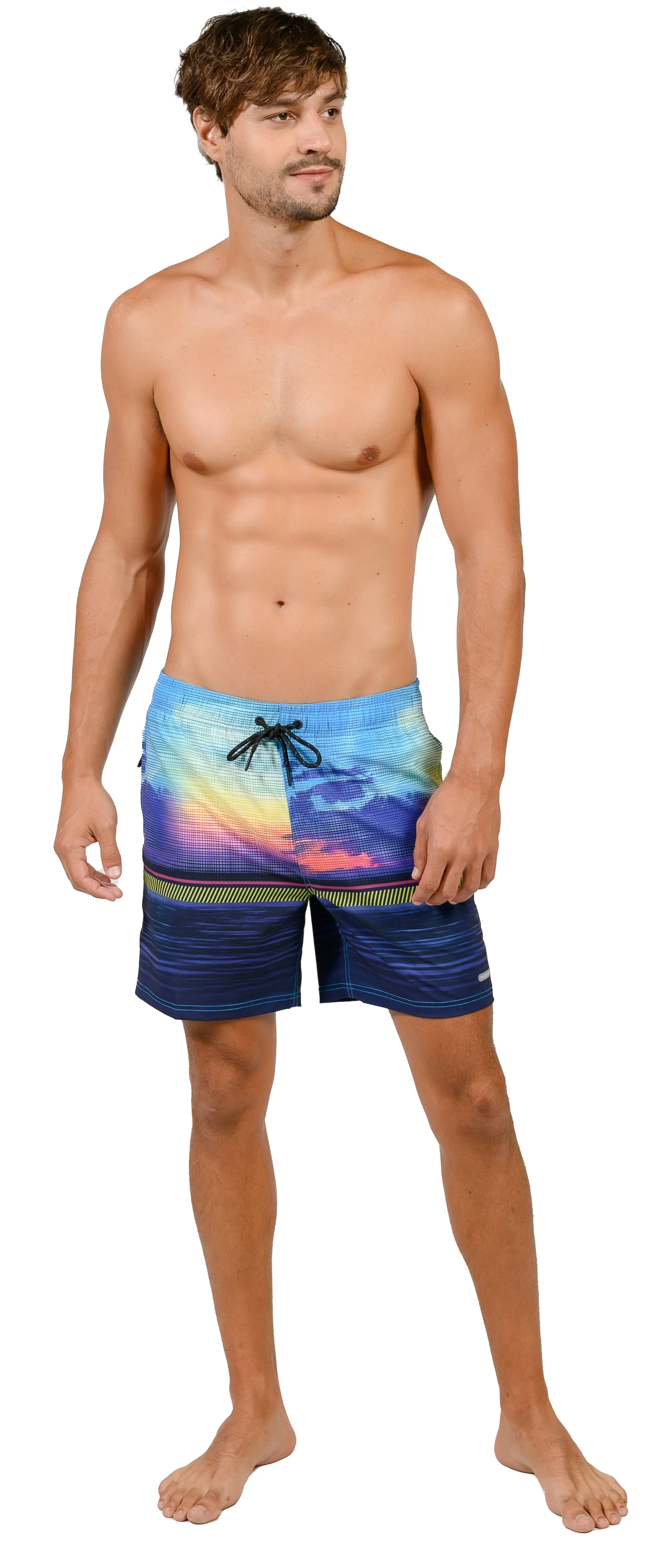 Men's 4-way stretch shorts with full boxer lining inside