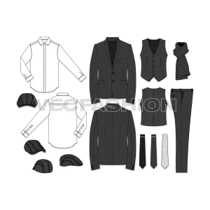 Men's Dress Clothing Set