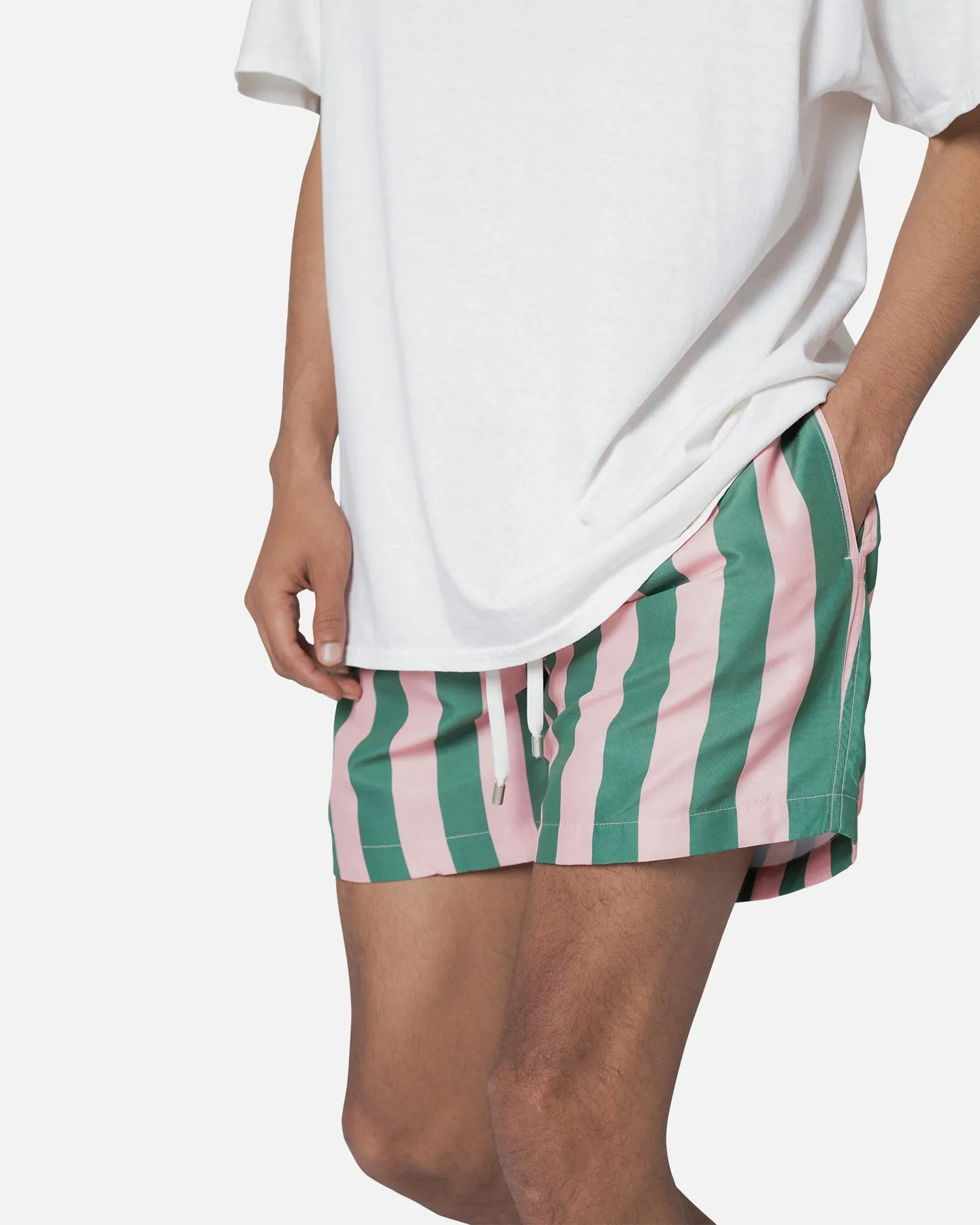 MNML St Tropez Swim Shorts Pink/Green