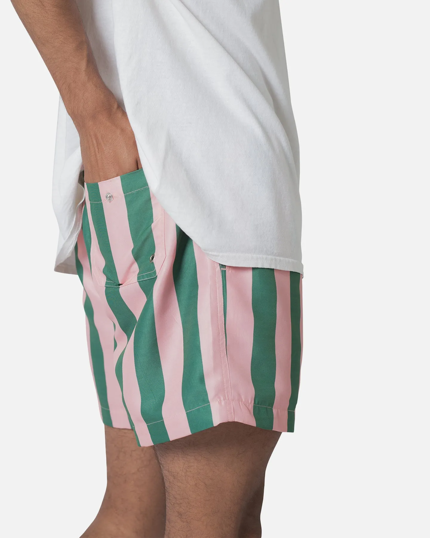 MNML St Tropez Swim Shorts Pink/Green